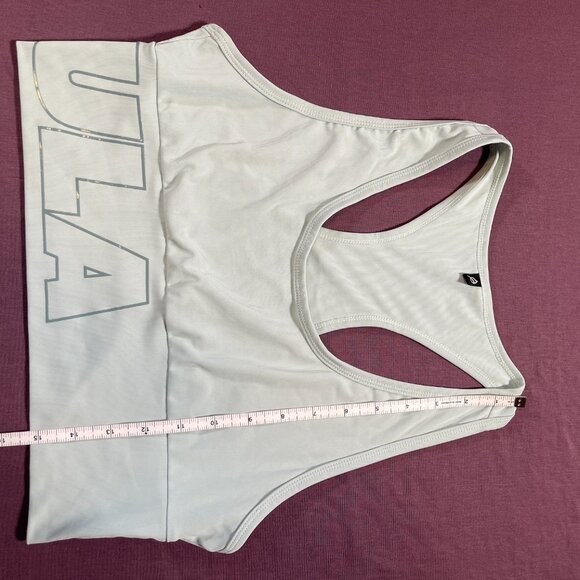 P'tula Bree crop top - cropped racerback tank in light mint green - size large - Picture 4 of 7